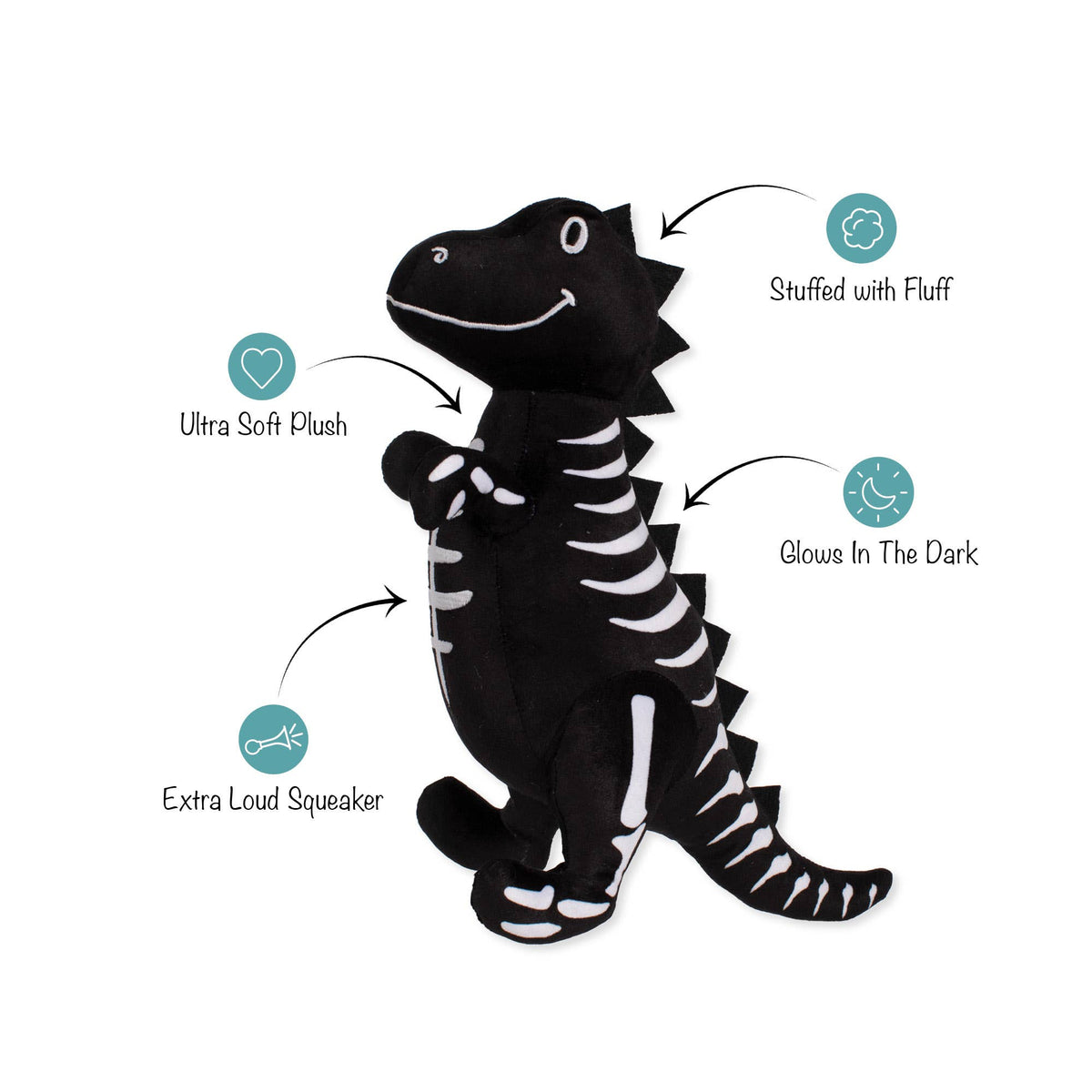 Petshop by Fringe Studio Trick Rawr Treat Dog Plush Toy