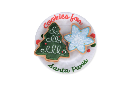 P.L.A.Y.'s Merry Woofmas Christmas Eve Cookies Dog Plush Toy