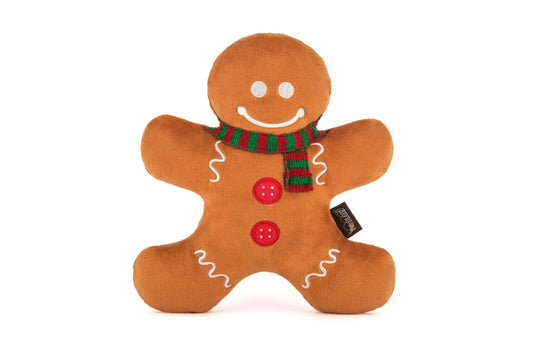 P.L.A.Y.'s Holiday Classic Gingerbread Man Dog Plush Toy