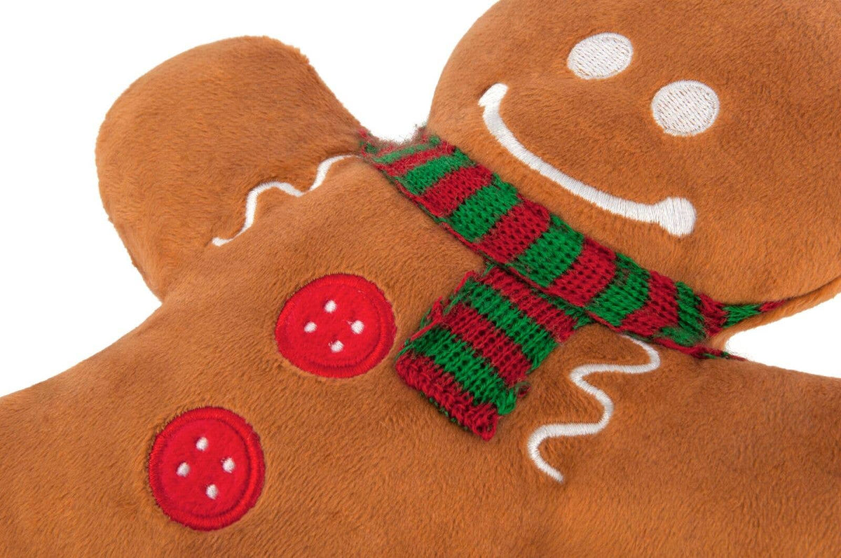 P.L.A.Y.'s Holiday Classic Gingerbread Man Dog Plush Toy
