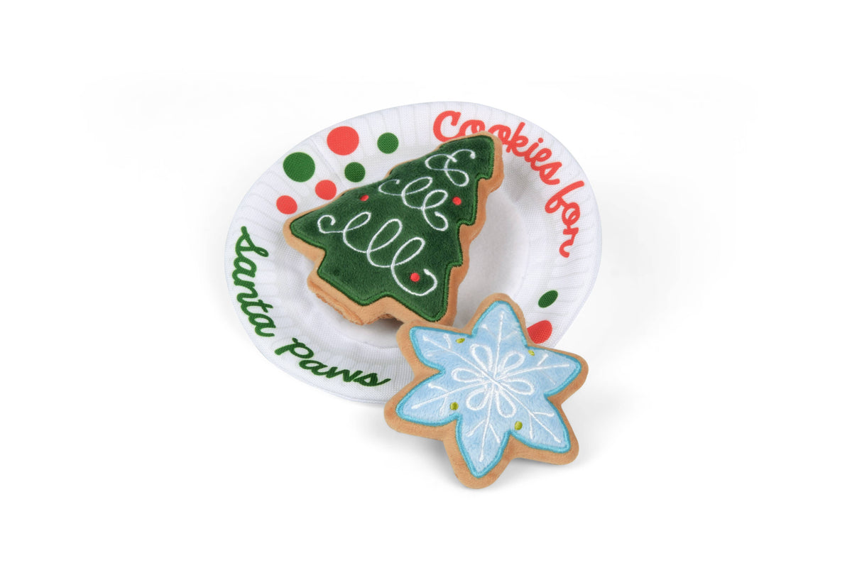 P.L.A.Y.'s Merry Woofmas Christmas Eve Cookies Dog Plush Toy