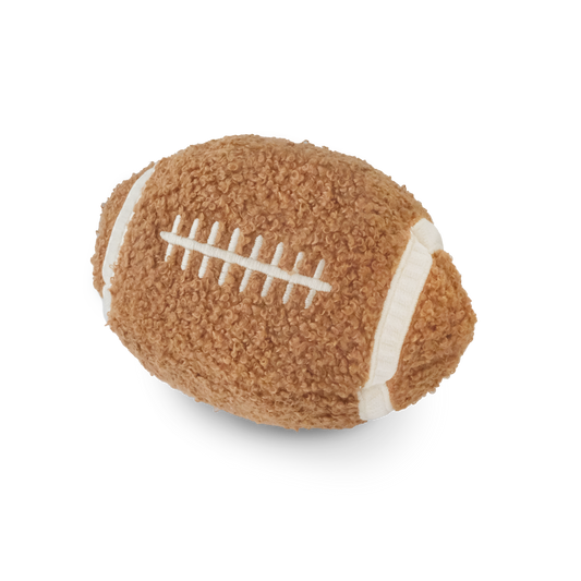 Lambwolf Collective's Squeaky Football Plush Dog Enrichment Toy