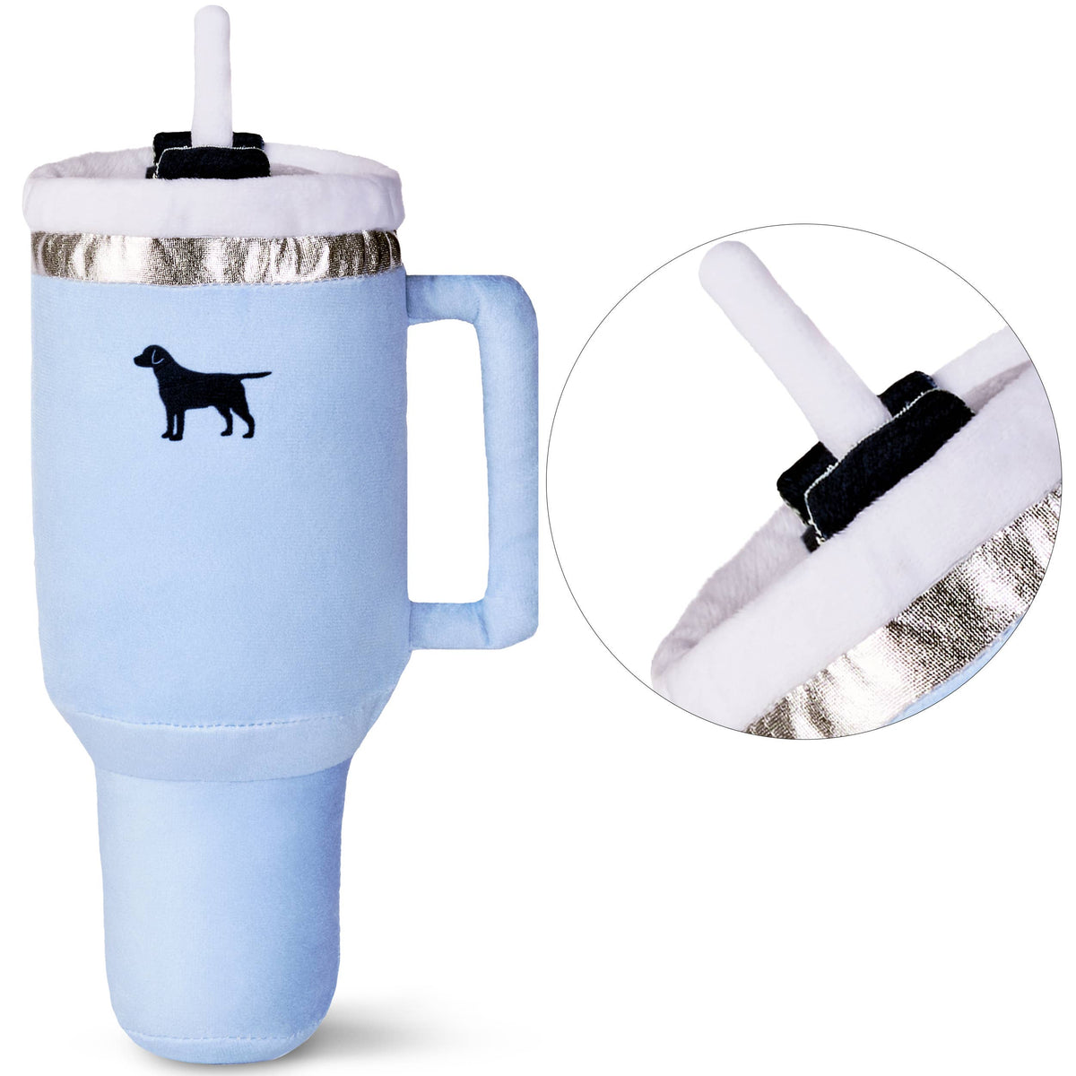UPROAR Pup Cup Tumbler Dog Plush & Squeaky Toy