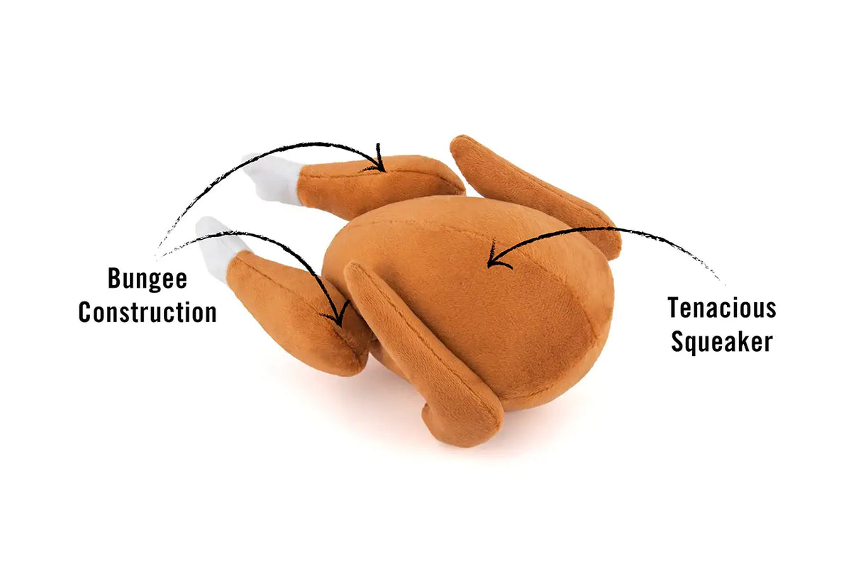 P.L.A.Y.'s Holiday Classic Whole Turkey Dog Plush Toy