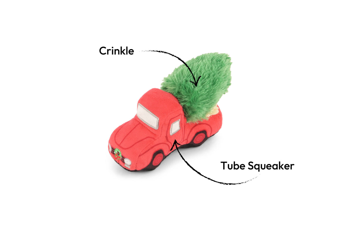 P.L.A.Y.'s Merry Minis Holiday Hauler Dog Plush Toys