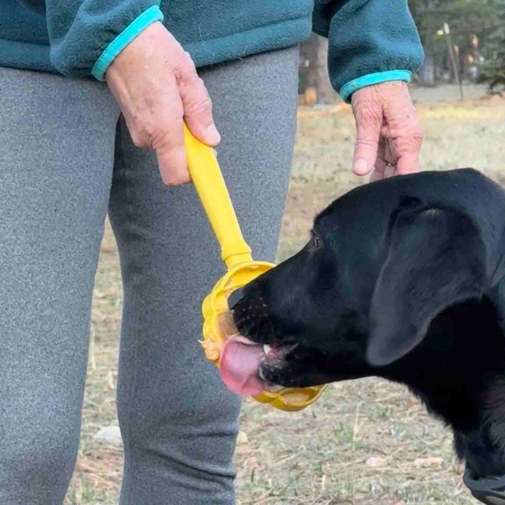 SodaPup Dog Toys - EStick Hand-Held Dog Enrichment Target Training Toy - Interactive Lick Stick | USA Made