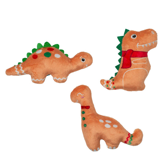 Petshop by Fringe Studio's Baking Spirits Bright 3pc Dog Plush Toy Set
