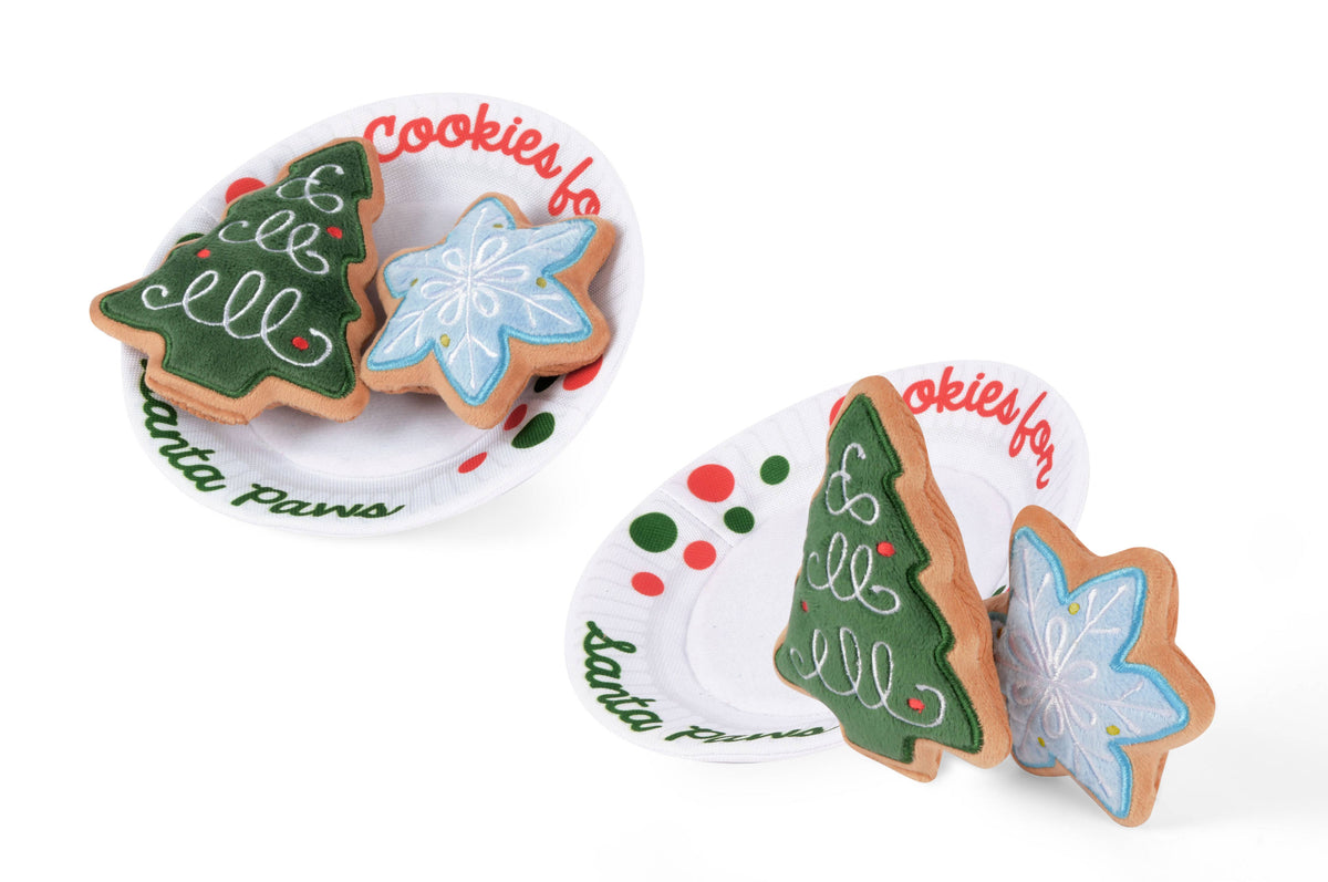 P.L.A.Y.'s Merry Woofmas Christmas Eve Cookies Dog Plush Toy