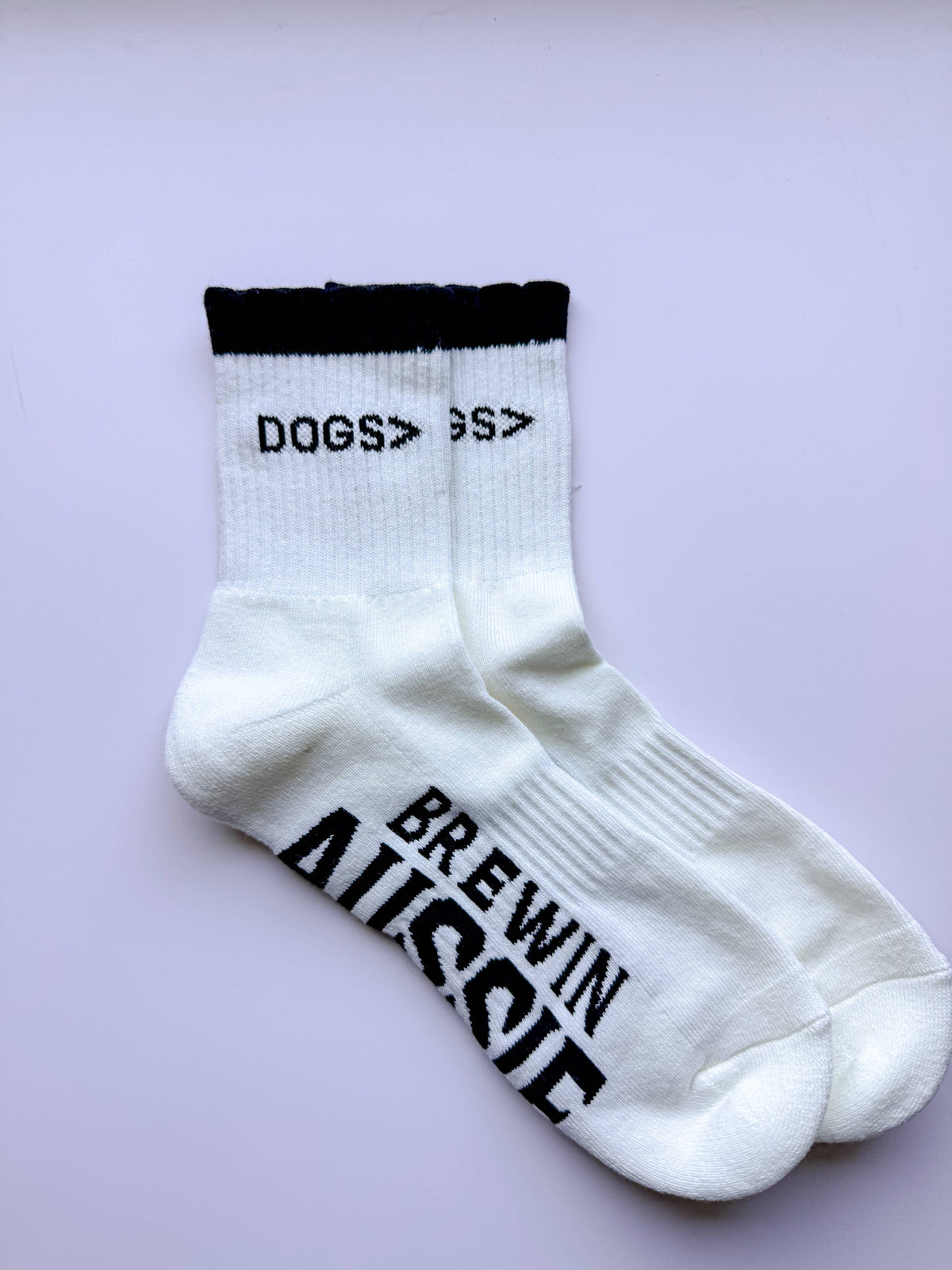 Brewin Aussie CO. "Dogs>" Crew Socks 