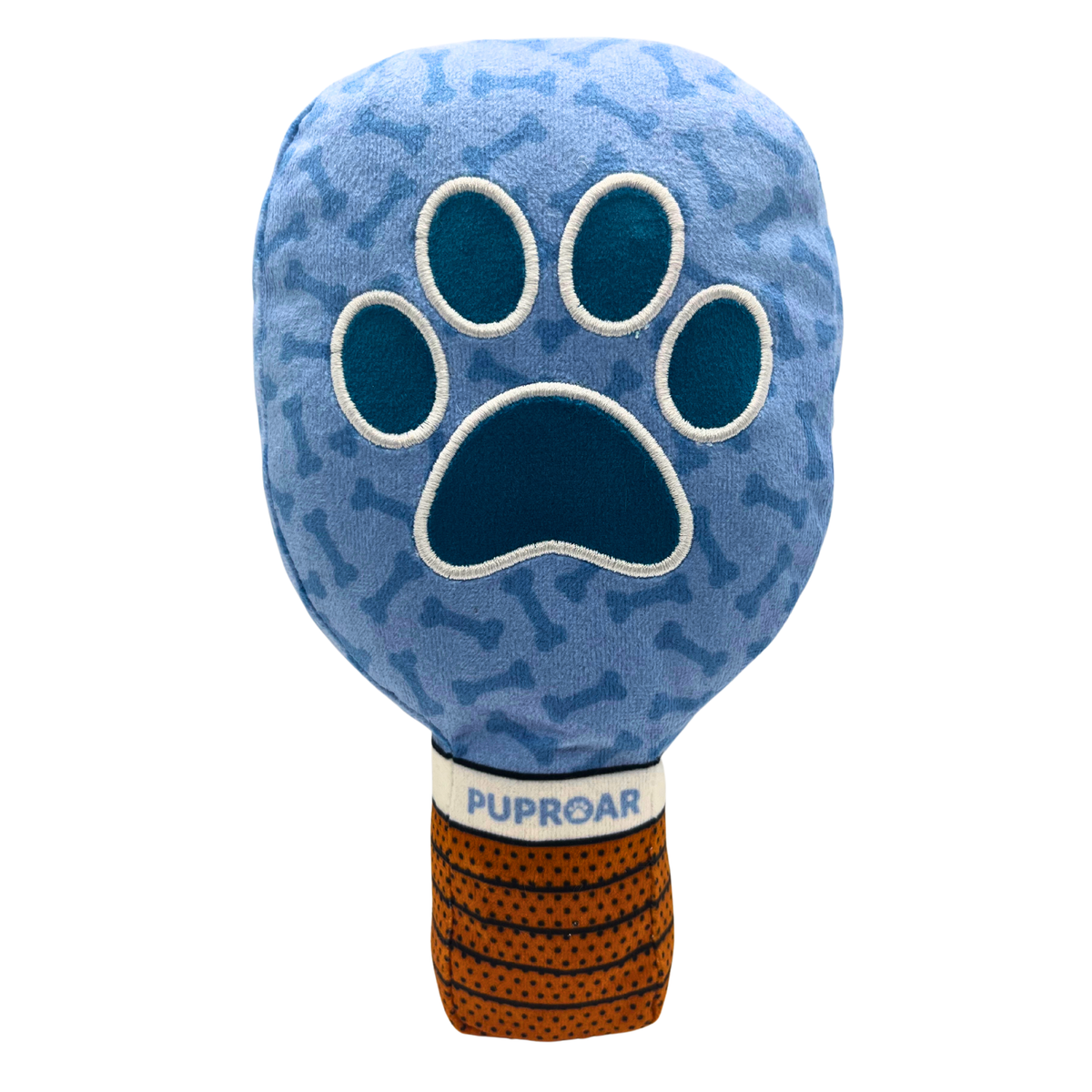 PUPROAR Pickleball Squeaky and Crinkly Dog Toy