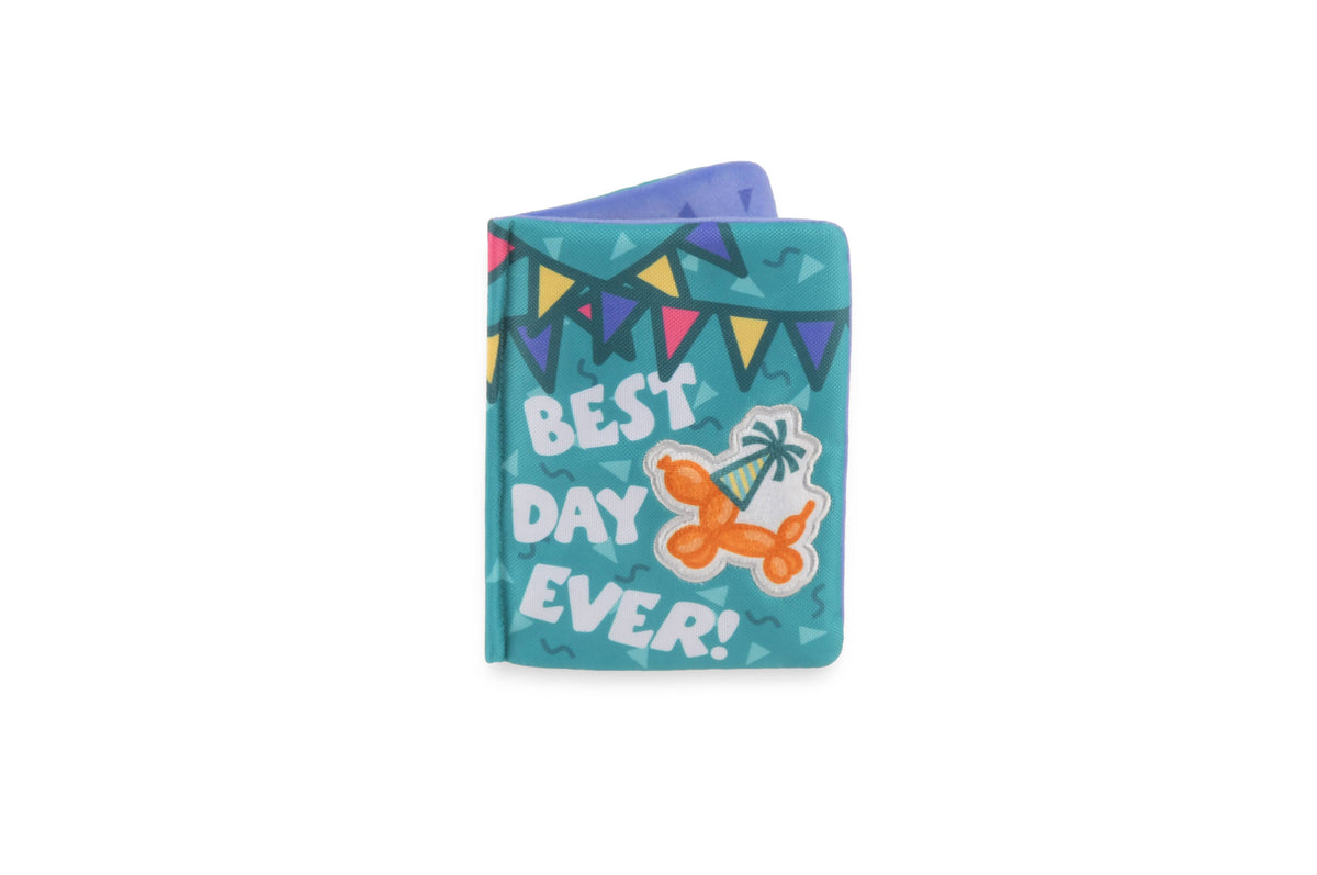P.L.A.Y.'s Party Animal Barkday Wishes Dog Plush Toy