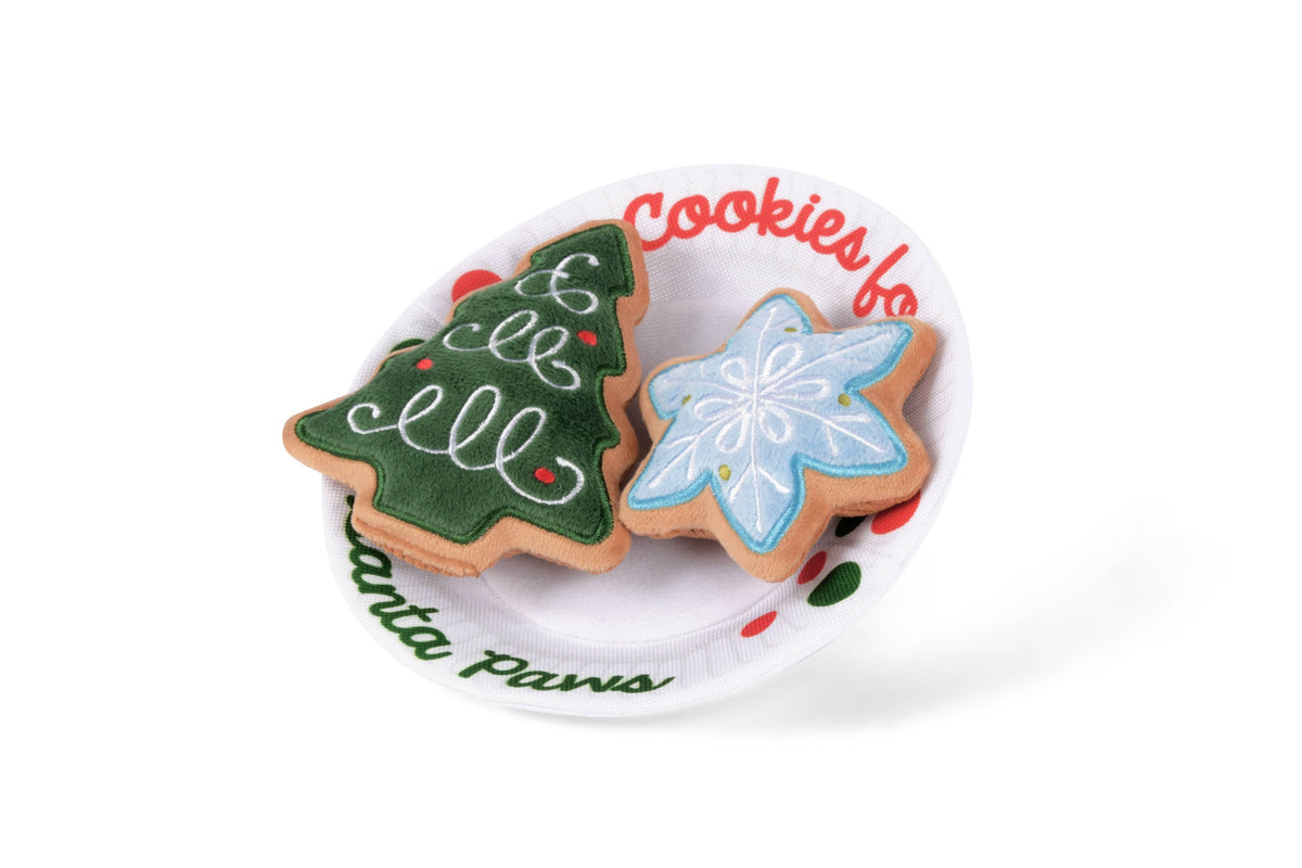 P.L.A.Y.'s Merry Woofmas Christmas Eve Cookies Dog Plush Toy