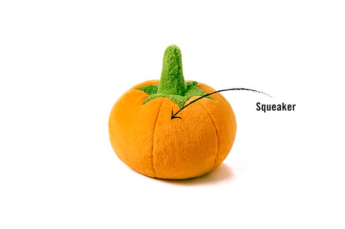 P.L.A.Y.'s MINI Garden Fresh Pumpkin Dog Plush Toy